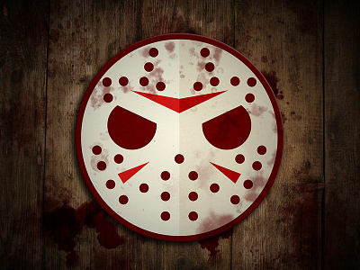 Jason Voorhees Coaster design friday 13th horror illustration jason voorhees logo sketch vector