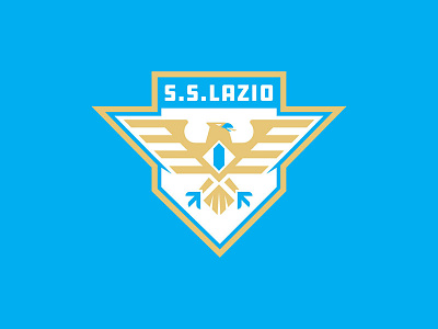Lazio badge branding design football logo logos soccer sports sports branding sports logo type typography vector