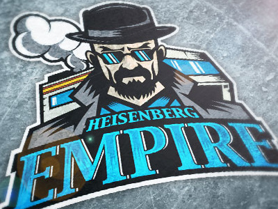 Breaking Bad - Heisenberg Empire breaking bad ice hockey illustration logo shirt design sports