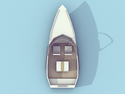Speed Boat 3d blender boat isometric low low poly model poly ship speed boat water