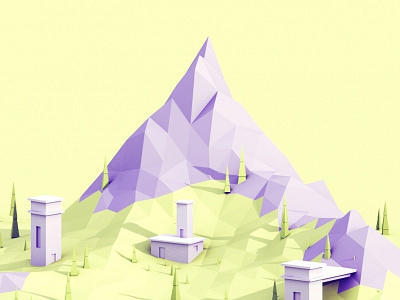 Low Poly Moutain