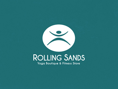 Rolling Sands - Final Logo design fitness icon logo logo design sports yoga