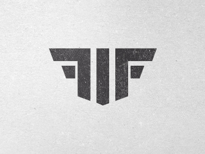 F icon black bold branding fitness heavy icon logo solid thick yeahbuddy