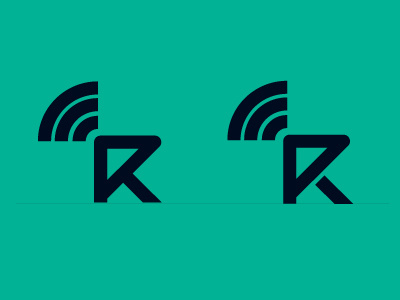 Which one do you prefer, right or left? brand branding icon logo logo design radar sonar visual