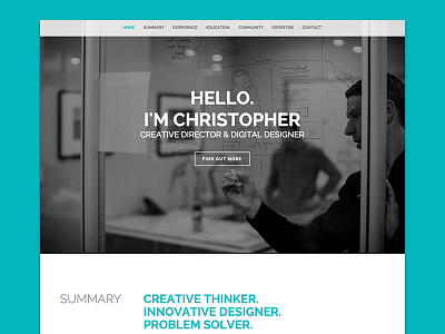 Hire Me. colorado creative director design designers digital designer hire me job logo resume user interface
