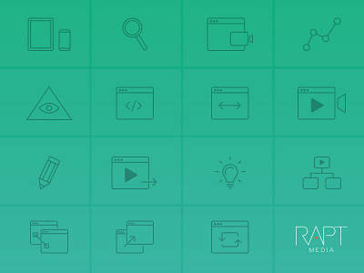 Rapt Media Icons