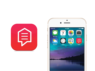 Listzu Icon app app icon apple icon house app icon icon designer iphone app logo mobile app