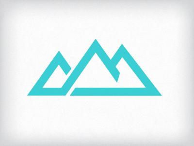 Personal Mark brand branding design icon line art logo logo design logo designer mountain mountains nature nice monogram personal simple web