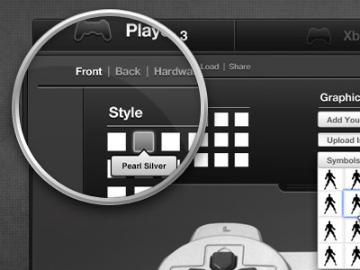 Controller Site Redesign controller custom design game gamer gaming icon playstation ps3 shop style web xbox