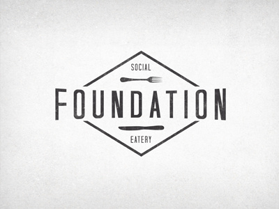Foundation 03 food hipster icon logo design restaurant restaurant design restaurant logo retro