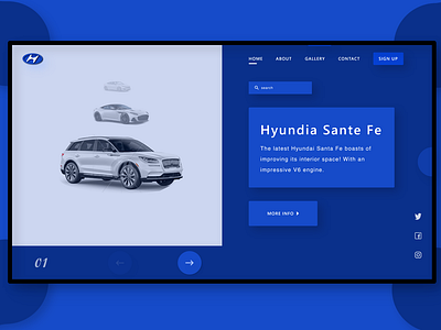 Hyundai Website Landing Page (one)