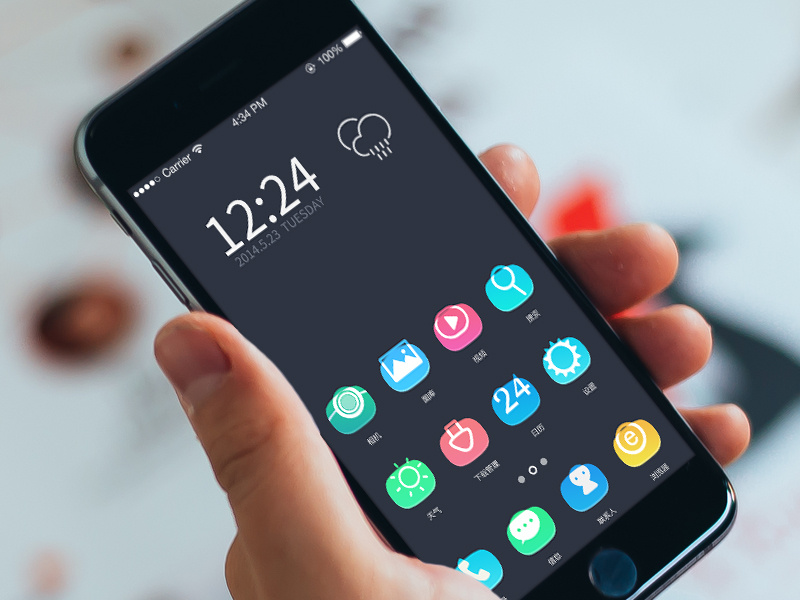 theme design 02 icon interface concept fun game ux design ui