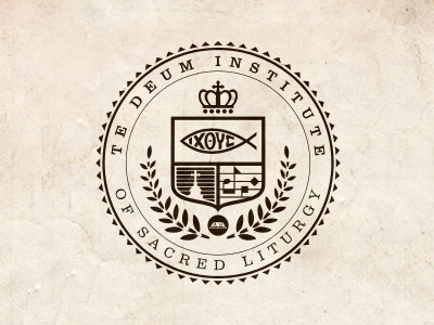 TeDeum Institute – Crest / Seal