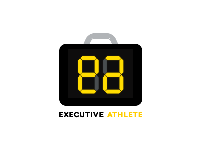 Executive Athlete - Logo Exploration athlete briefcase executive logo networking scoreboard