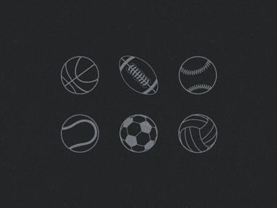 Sport Icons for Website by JuanBarrera on Dribbble