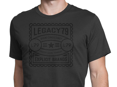 L79 Promo T-Shirt apparel branding legacy79 seal stamp tshirt