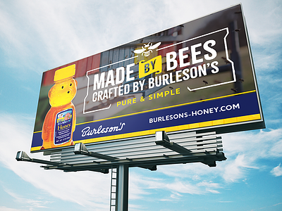 Heritage Brand Billboard (WIP) bee beekeeping billboard honey ooh ornament typography