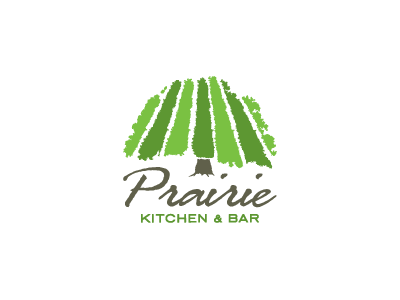 Prairie Kitchen & Bar – Logo Exploration (Revised) agriculture bar farming identity kitchen logo lounge prairie tree