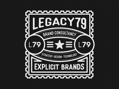 L79 Seal branding design destination illustration legacy79 logo stamp typography vector