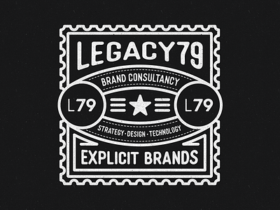 L79 Seal branding design destination illustration legacy79 logo stamp typography vector