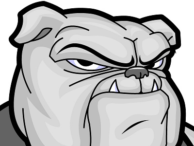 Cartoon Bulldog Mascot bulldog character character design dog logo mascot