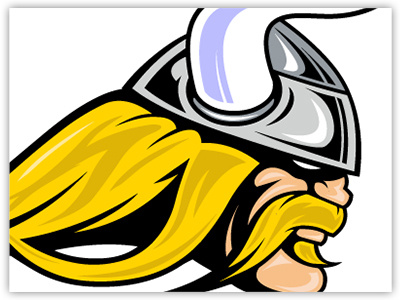 Vikings Logo Design helmet horn logo logo design mustache viking