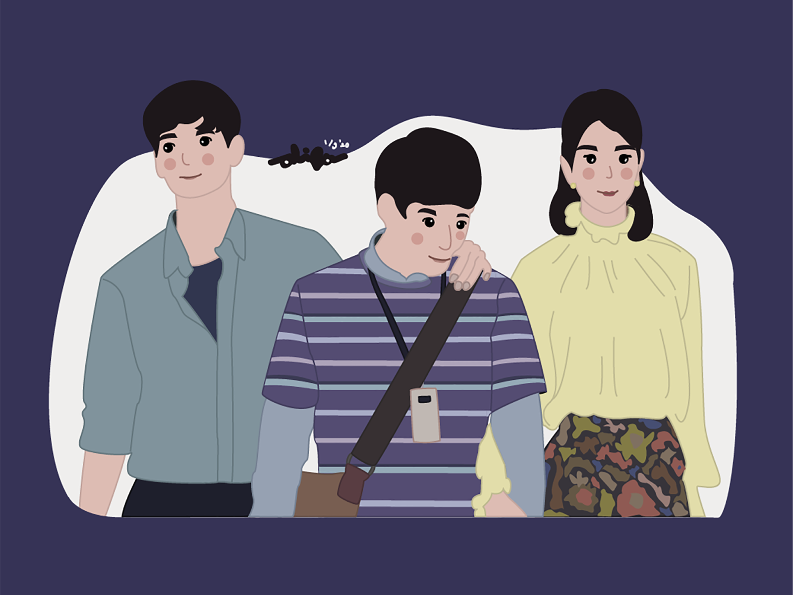 It's Okay To Not Be Okay Fanart by Alifa Aulia Salsabil on Dribbble