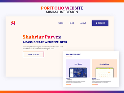 Porfolio Website - sphuvo.com