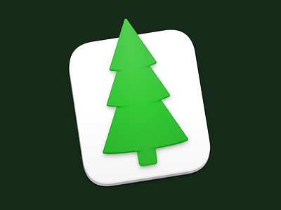 Evergreen Mac Icon evergreen icon mac tree