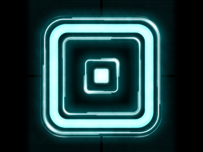 Square Logo, Tron Legacy Style
