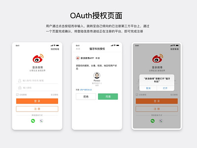 App-OAuth授权登录页面