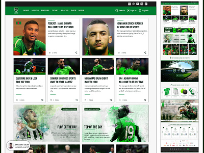 Sports website UI design ecommerce sports website sports website design ui ui design web web design webpage ui design