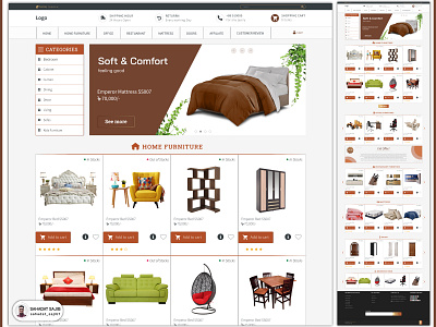 Ecommerce website UI design ecommerce design web design website ui desing