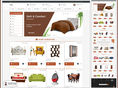 Ecommerce website UI design