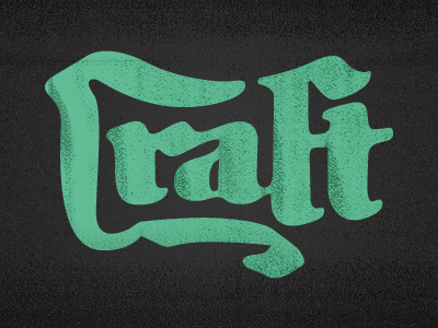 Craft calligraphy craft drawing lettering typography