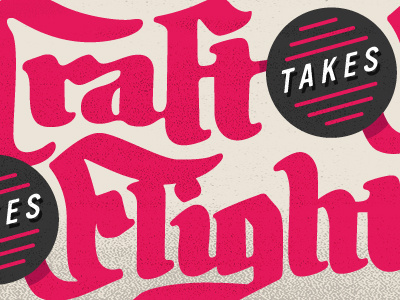 Craft Takes Flight calligraphy craft drawing flight lettering typography