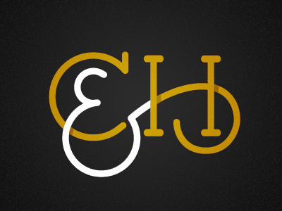 C & H c h logo typography