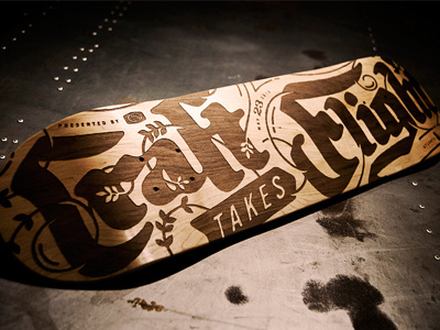 Craft Takes Flight Deck beer craft deck design flight lettering skateboard takes typography