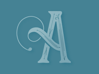 Another A a design letter a lettering typography