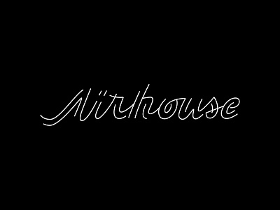 Airhouse Duo branding design focus lab lettering letters logo logotype script type typography