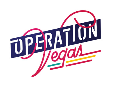 Operation: Vegas lettering typography vegas