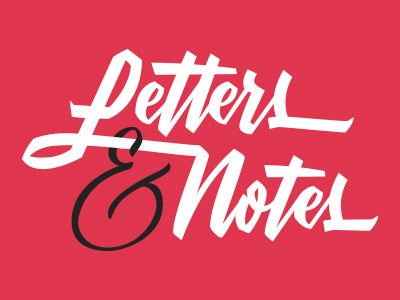 Letters & Notes ampersand brush lettering hand lettering lettering letters notes typography