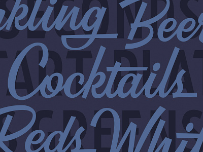 Food + Drink atlantic branding brush lettering cocktails drink focus lab food lettering menu restaurant script