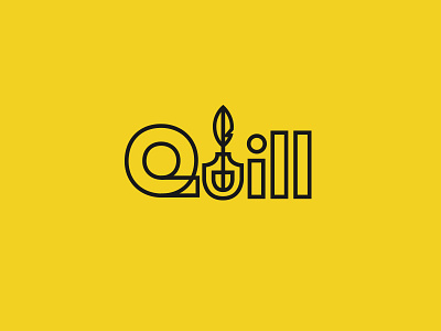 Quill Pt. IV branding color design focus lab logotype quill typography