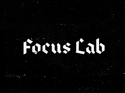 Metal Lab black blackletter focus lab gothic sidecar textures white