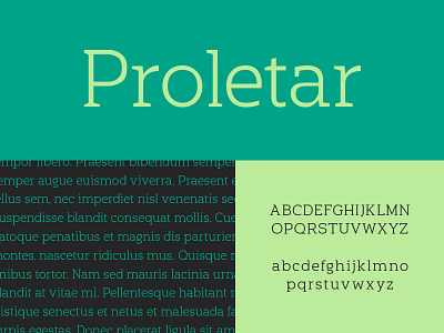Proletar branding design focus lab font serif slab serif typeface typography