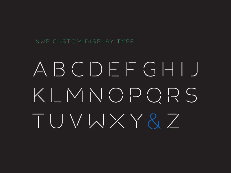 Custom Display Type by Chase Turberville for Focus Lab on Dribbble