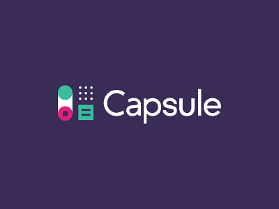 Capsule branding capsule color control panel focus lab mark typography