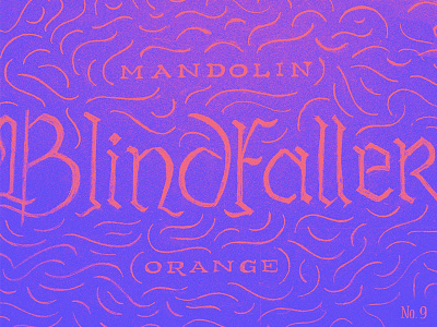 Blindfaller blindfaller color design favoritealbumsof2016 mandolin orange type typography