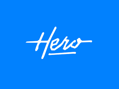 Hero branding focus lab lettering spothero typography